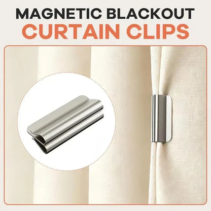 CurtainSnap – No-Drill Magnetic Curtain Holders