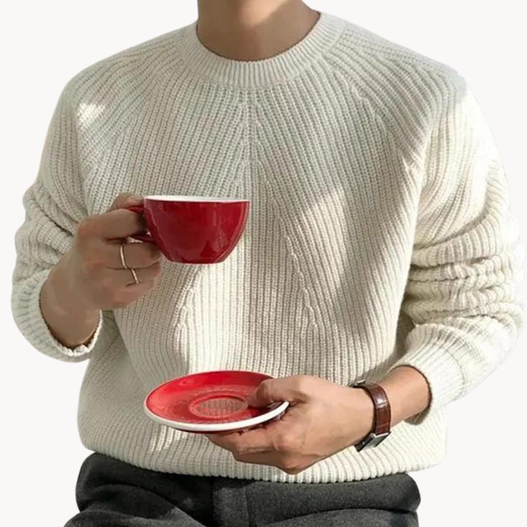 Ronan Ridgeway Ribbed Sweater | Belevite