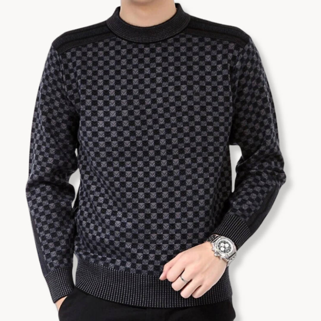 Raiden Patterned Sweater | Belevite