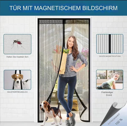 BreezeLock – Magnetic Mesh Fly Protection Door