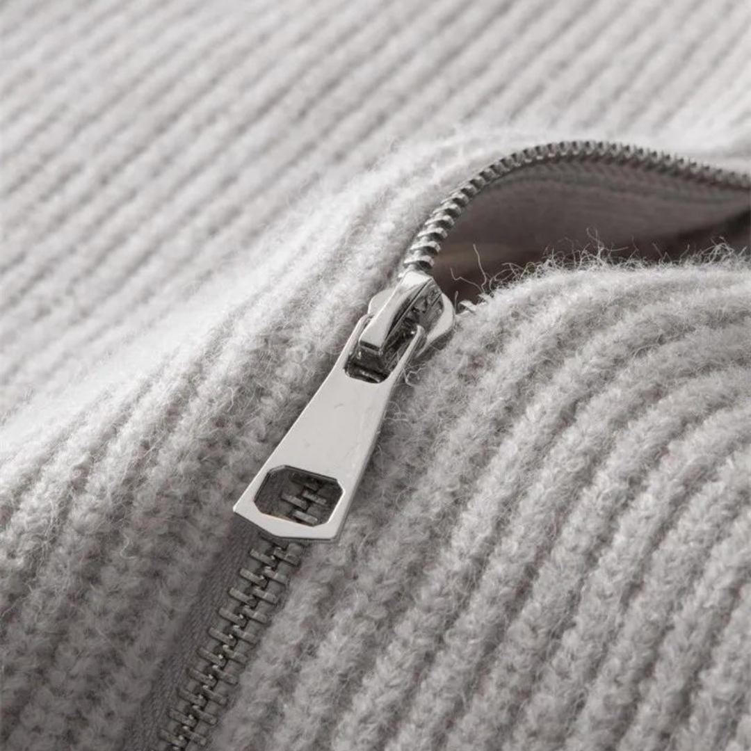 Colton Cashmere Zip Sweater | belevite