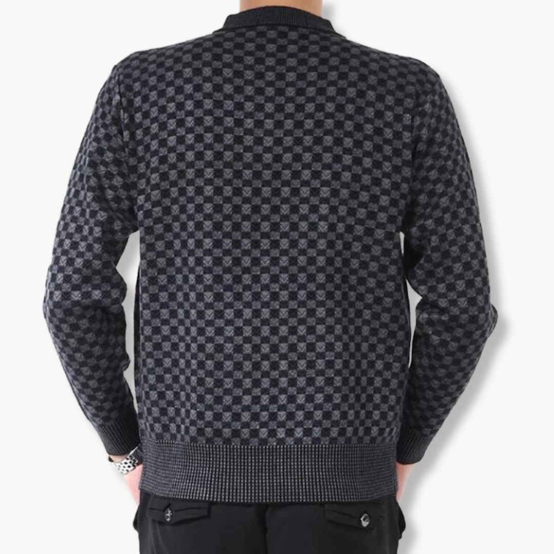 Raiden Patterned Sweater | Belevite