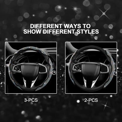 LuxiDrive – Crystal Studded Steering Wheel Cover