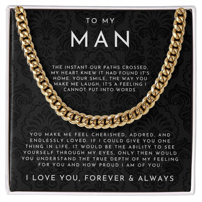 ForeverHim – Meaningful “To My Man” Necklace