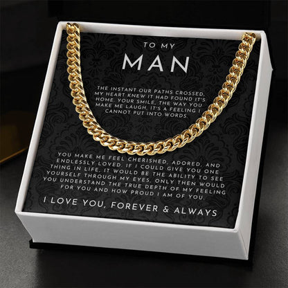 ForeverHim – Meaningful “To My Man” Necklace