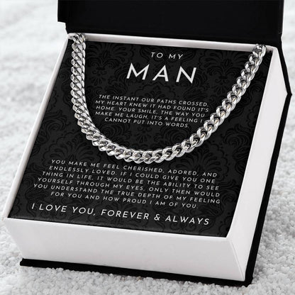 ForeverHim – Meaningful “To My Man” Necklace