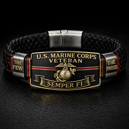 SemperValor – U.S. Marine Corps Tribute Bracelet