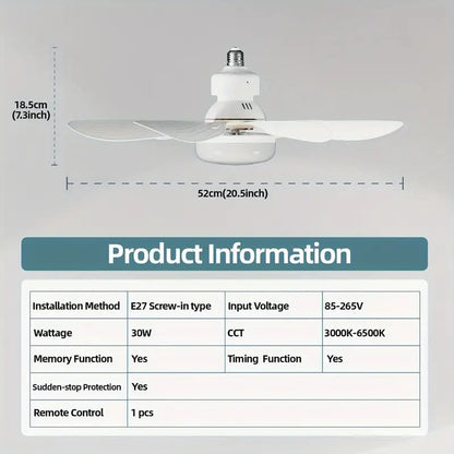 SmartBreez PRO | 2-in-1 Ceiling Fan & LED Light