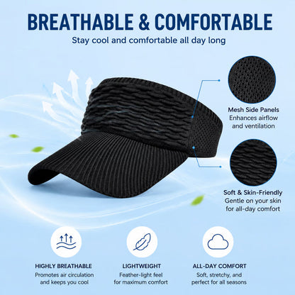 BreezeShade – Women's Open-Top Sun Protection Cap