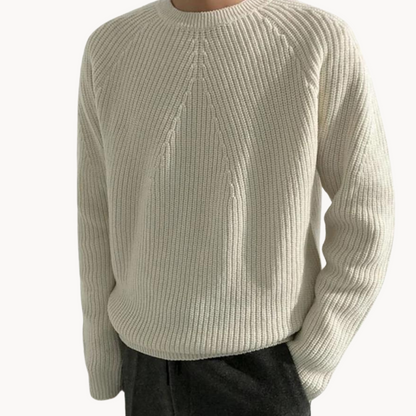 Ronan Ridgeway Ribbed Sweater | Belevite