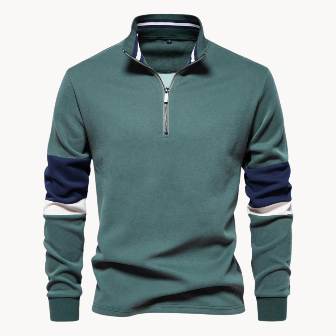 Nathan Quarter-Zip Sweater | Belevite