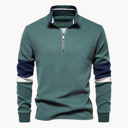 Nathan Quarter-Zip Sweater | Belevite