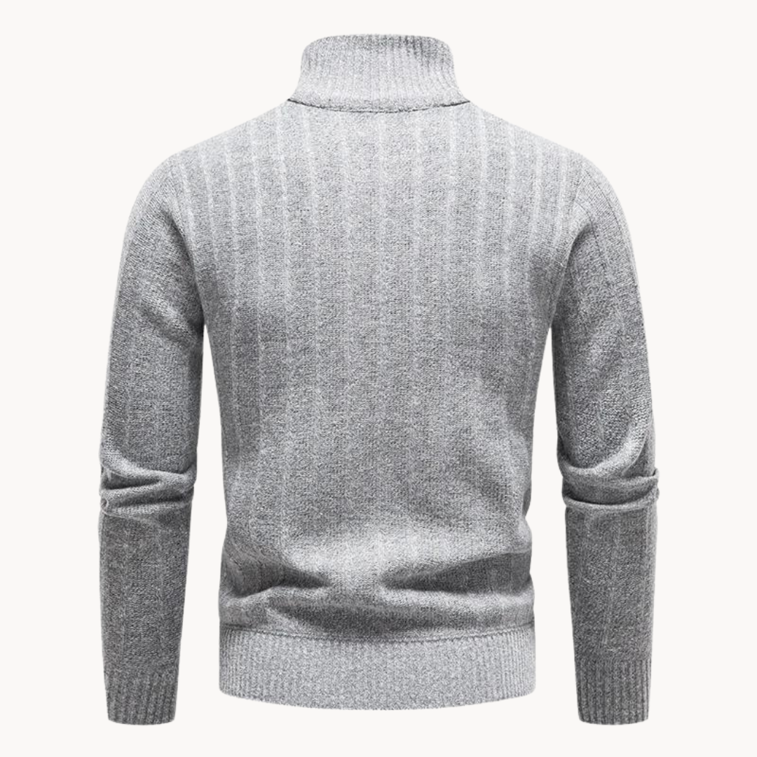 Freddie Quarter Zip Sweater | belevite