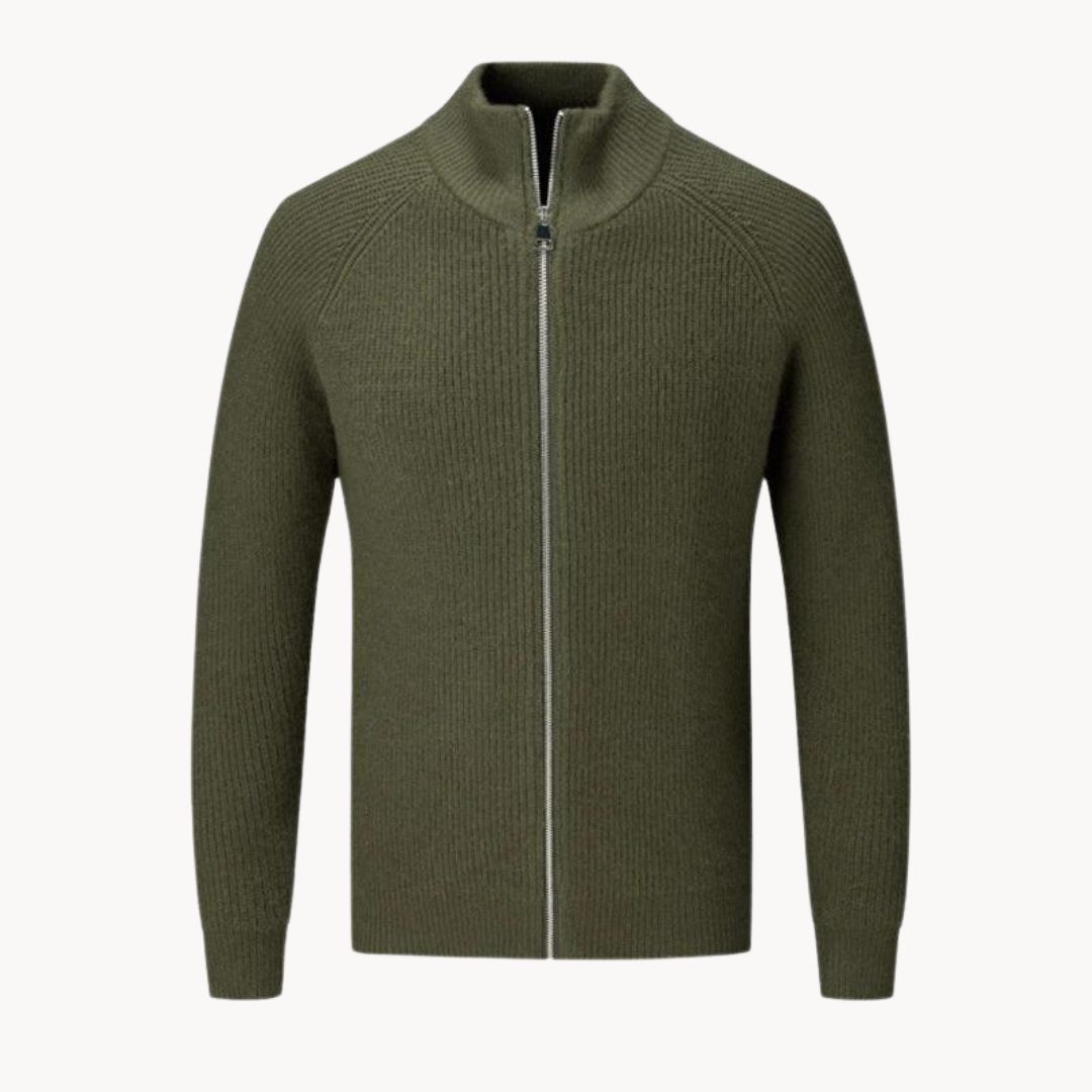 Colton Cashmere Zip Sweater | belevite