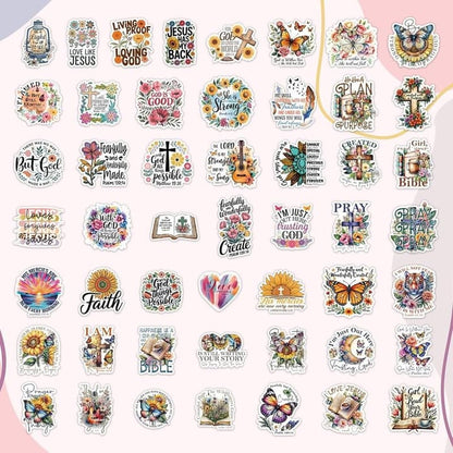 FaithGlow - Inspirational Bible Sticker Set