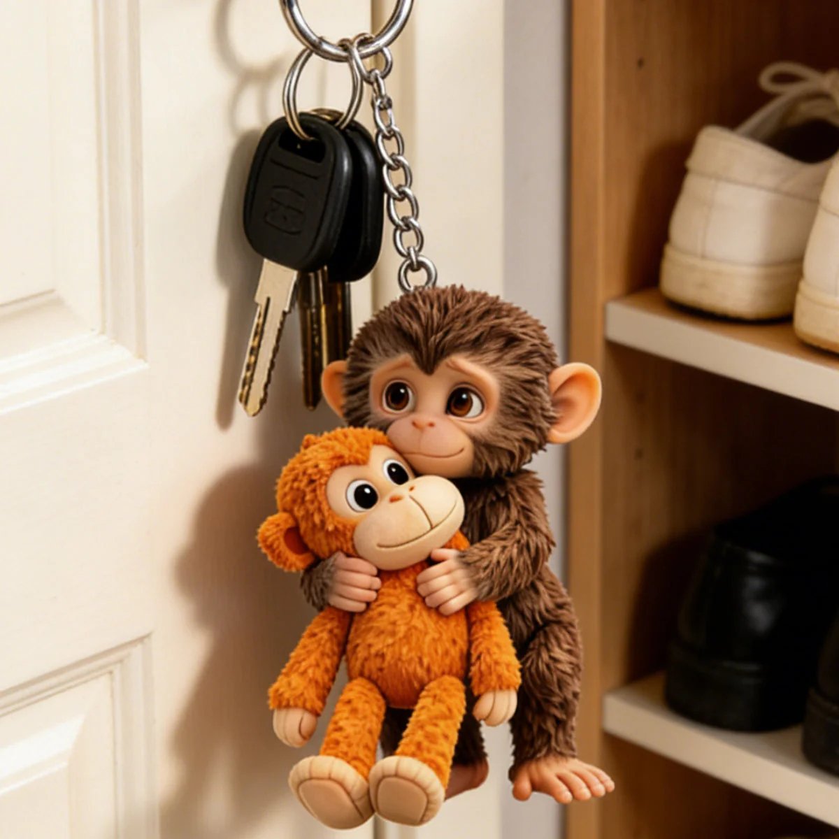 CuddleMonkey – Daily Comfort Keychain