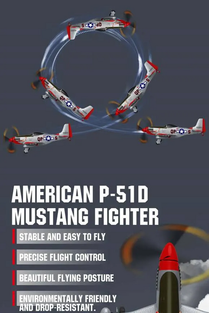 Warhawk Pro – P-51D RC Plane