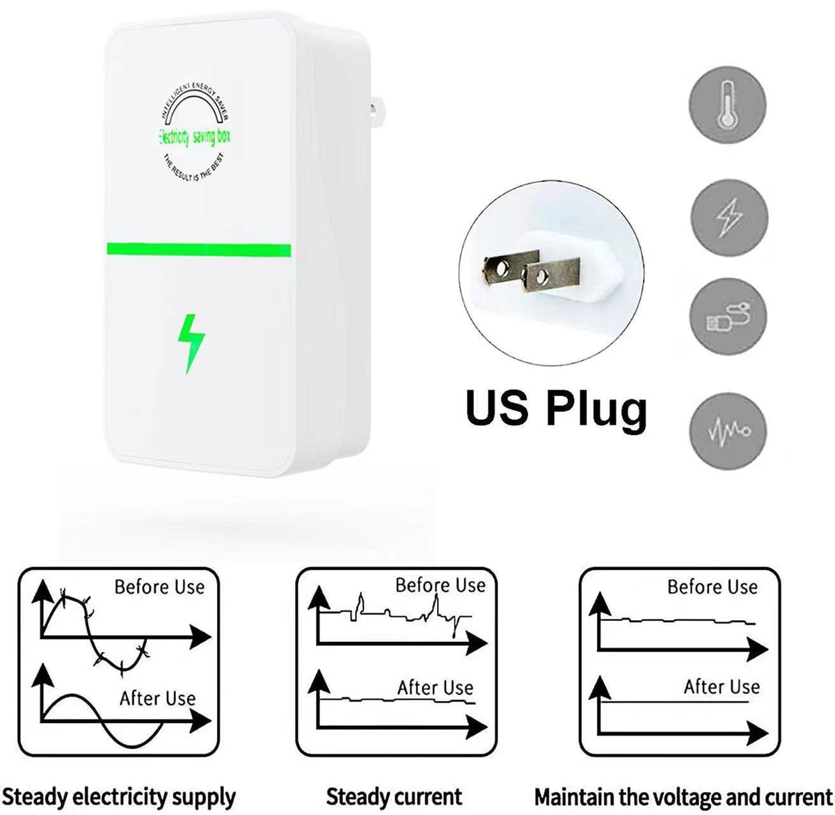 VoltSave – Energy Saver Plug-In Power Box