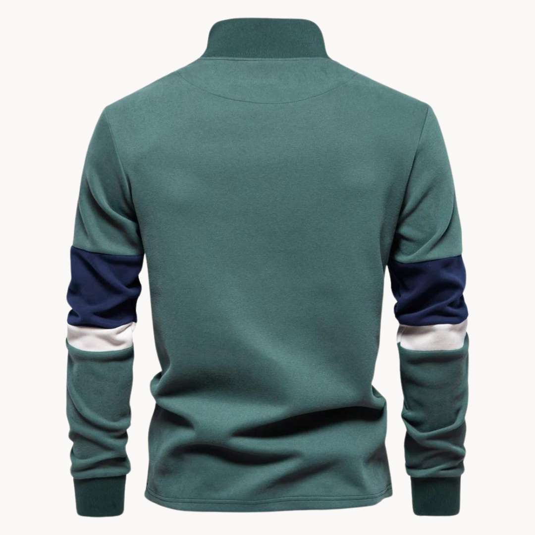 Nathan Quarter-Zip Sweater | Belevite