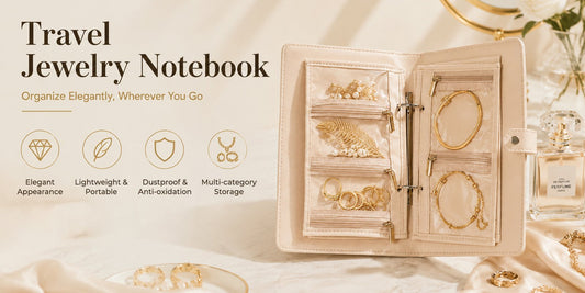 LunaVault - Portable Jewelry Organizer Book
