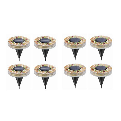 NightMosaic – Waterproof Solar Pathway Lights