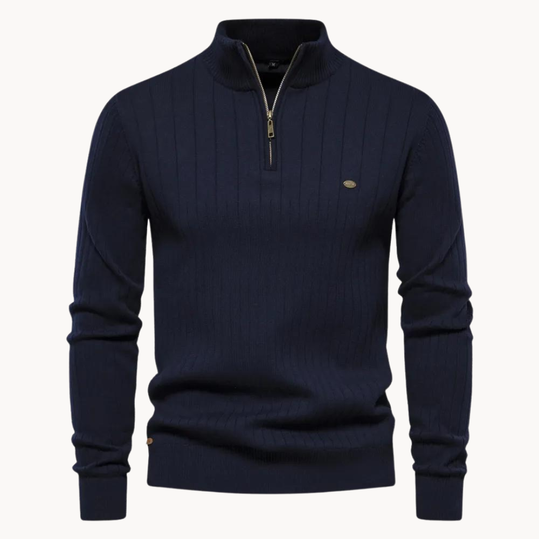 Jenson Quarter Zip Sweater | Belevite
