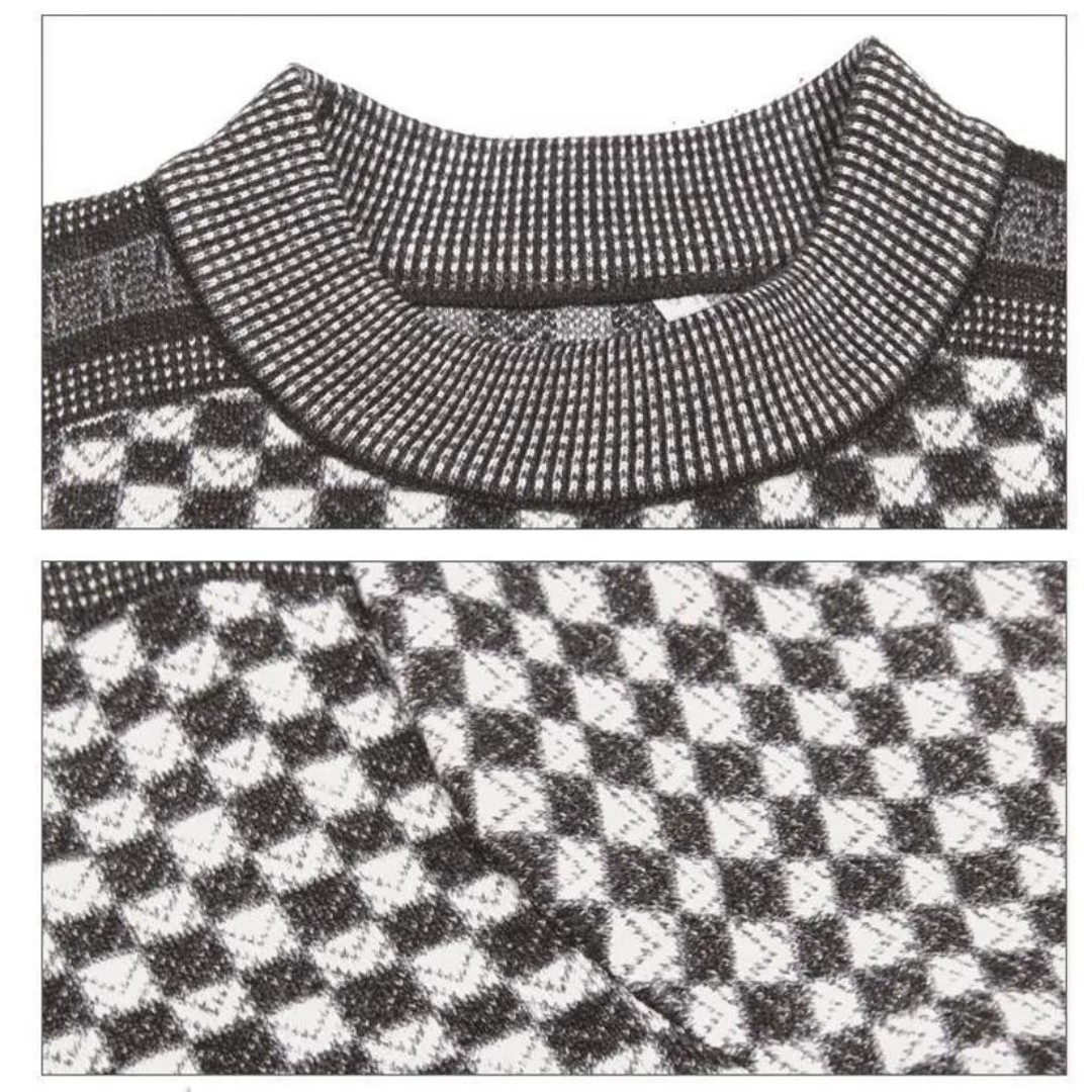Raiden Patterned Sweater | Belevite