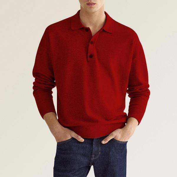 Men's Long-Sleeve Field Polo Shirt | Belevite