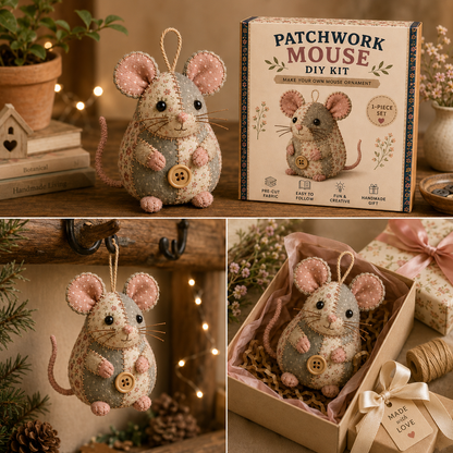 StitchMouse – DIY Patchwork Craft Kit