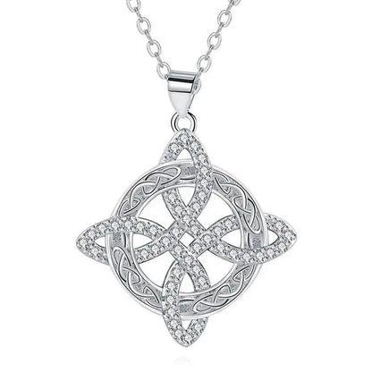 Hecatea – Witch’s Knot Birthstone Necklace