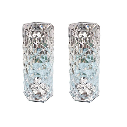 AuraShine – Multi Color Rose Crystal Diamond Lamp