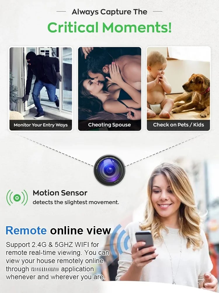 StealthCam – Ultra-Invisible Wireless Security Camera