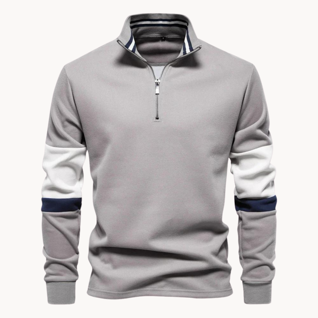 Nathan Quarter-Zip Sweater | Belevite