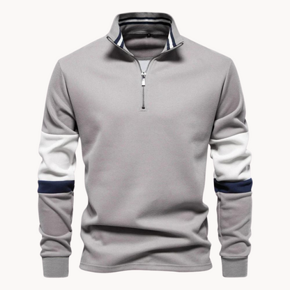 Nathan Quarter-Zip Sweater | Belevite