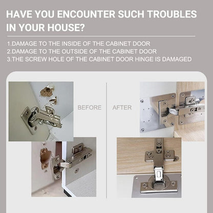 FixHinge – Durable Cabinet Hinge Repair Plate Kit