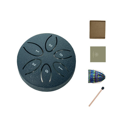 NatureBeat – Outdoor Steel Rain Drum with Finger Picks