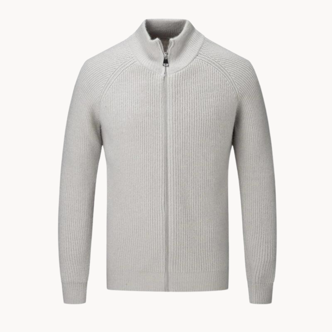 Colton Cashmere Zip Sweater | belevite