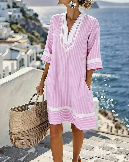 UrbanStripe - Pocket Dress For Everyday Summer Shift
