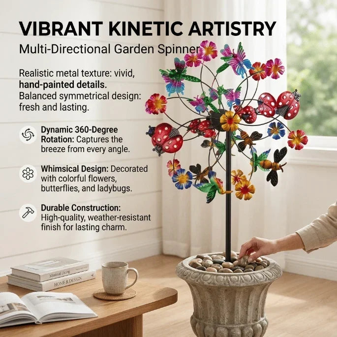 TwinkleBloom – Solar Flower Garden Décor