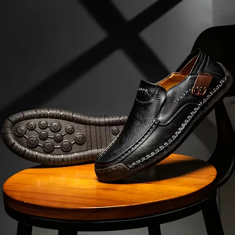 Bravon™ – Premium Leather Comfort Shoes for Men