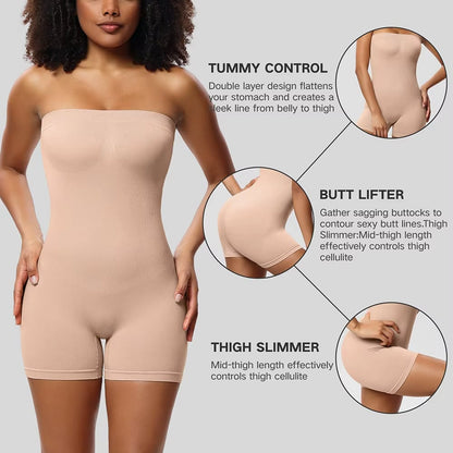 FlawlessForm - Strapless Sculpt Bodysuit