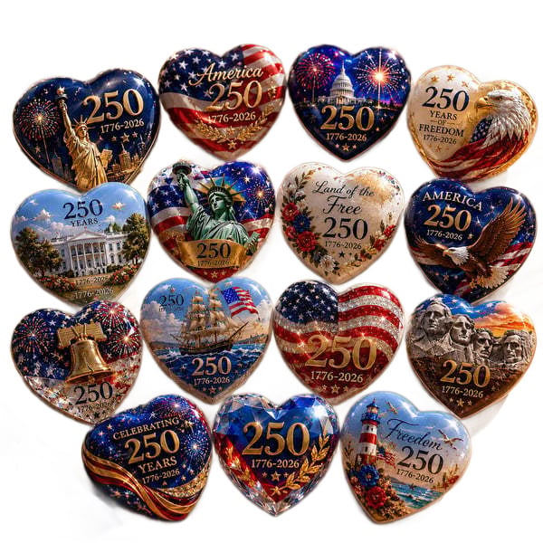 HeritageStars - 15-Piece Patriotic Collectibles