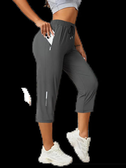 UrbanFlex – Lightweight Women Drawstring Summer Capris