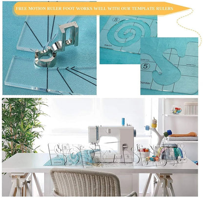 StitchGuide – Free Motion Garment Ruler Set