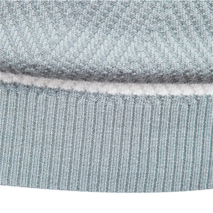 Zander Field Stripe Cotton Crewneck | Belevite