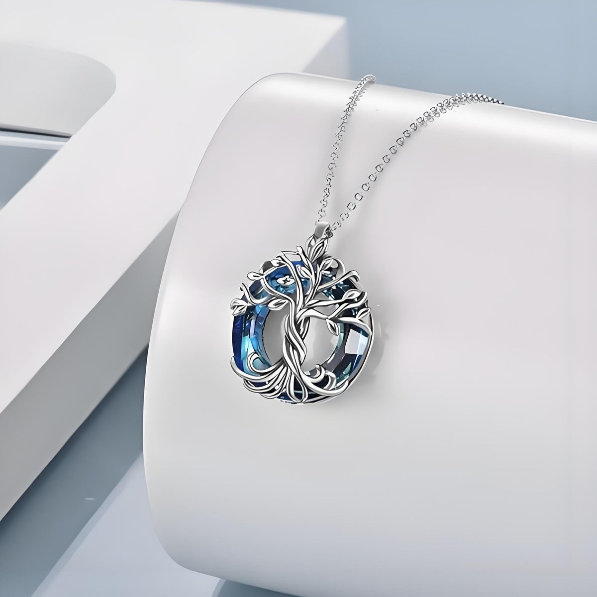 CelestiaTree – Elegant Mother’s Day Crystal Necklace