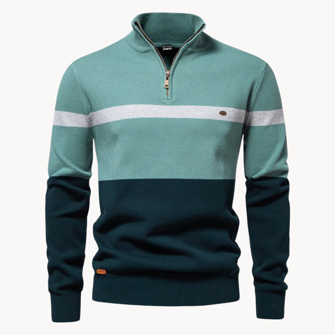 Connor Quarter Zip Sweater | belevite