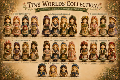 TinyWorlds – Cozy Patchwork DIY Craft Kit Collection
