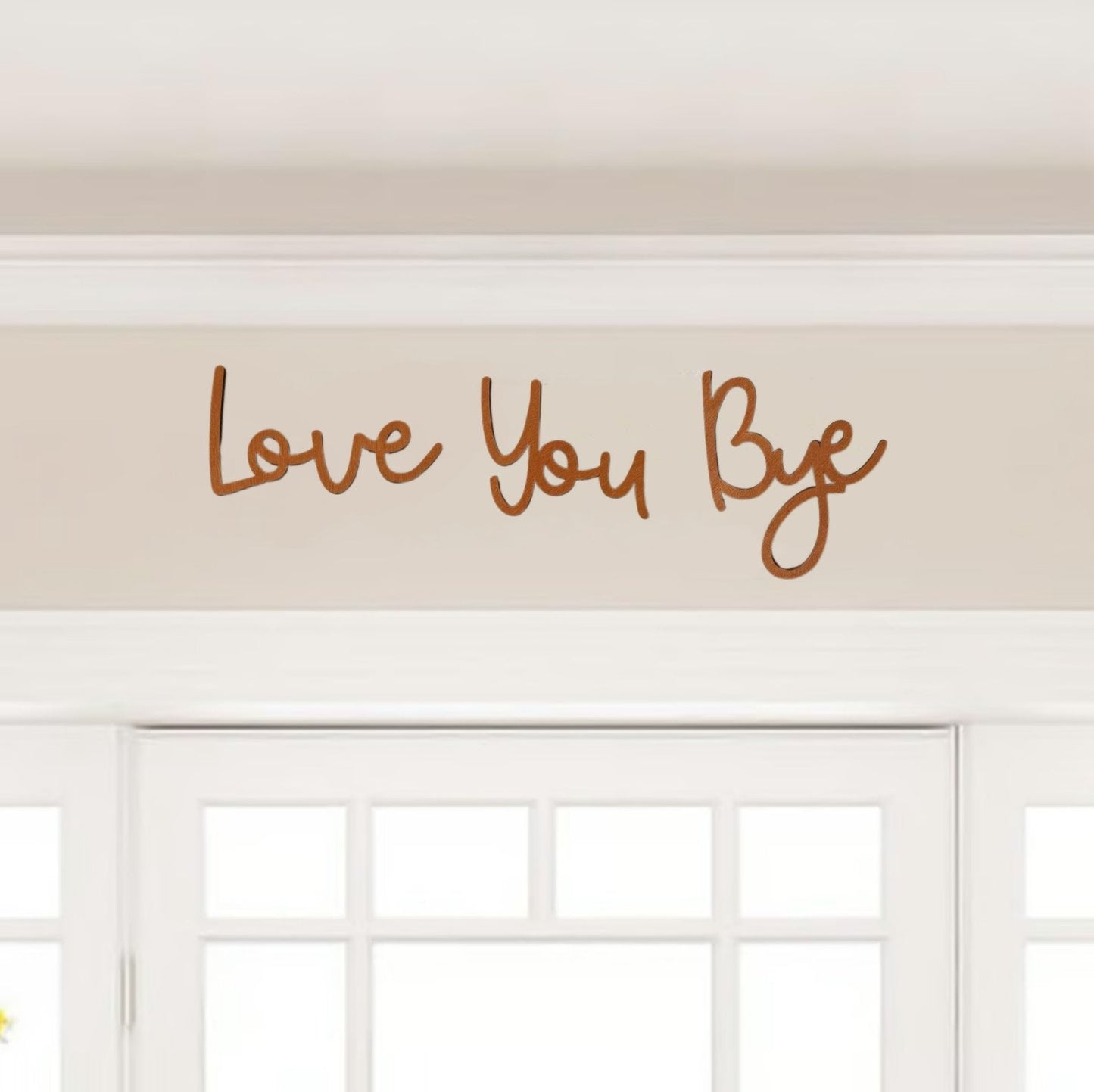SweetEntry – Family Love You Bye Entryway Wall Decor