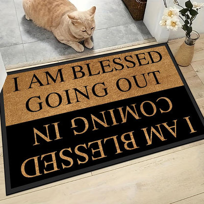 TexturaStep – Stylish Letter Pattern Door Mat